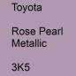 Preview: Toyota, Rose Pearl Metallic, 3K5.